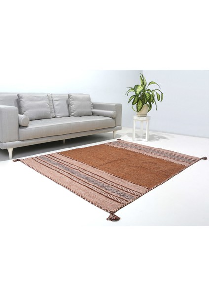 Myhome Hali İskandinav Kilim Trb-01 Kahve