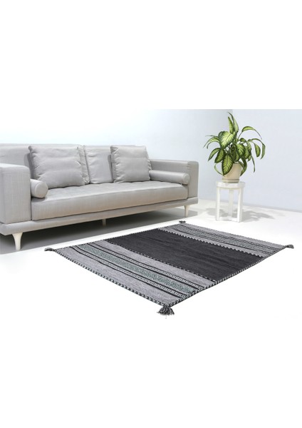 Myhome Hali İskandinav Kilim Trb-01 Koyu Gri modelleri