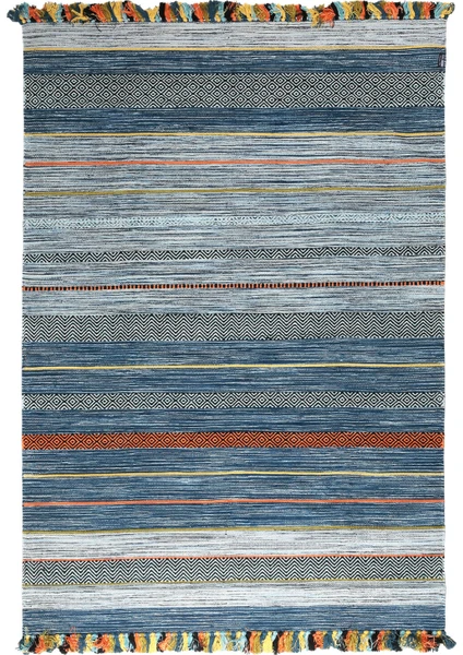 Myhome Hali İskandinav Kilim Trb-02 Açık Mavi