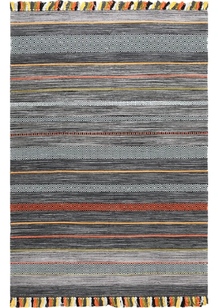 Myhome Hali İskandinav Kilim Trb-02 Koyu Gri