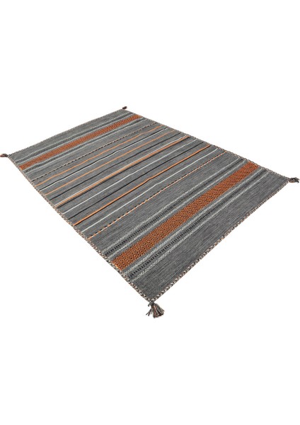 Myhome Hali İskandinav Kilim Trb-03 Koyu Gri