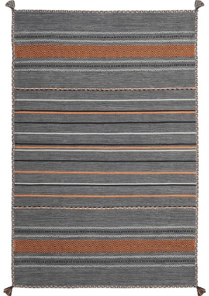 Myhome Hali İskandinav Kilim Trb-03 Koyu Gri