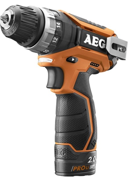 Aeg BS 12 C2 LI Çift Akülü Matkap (Lithium ion 12 V; 2.0 Ah)