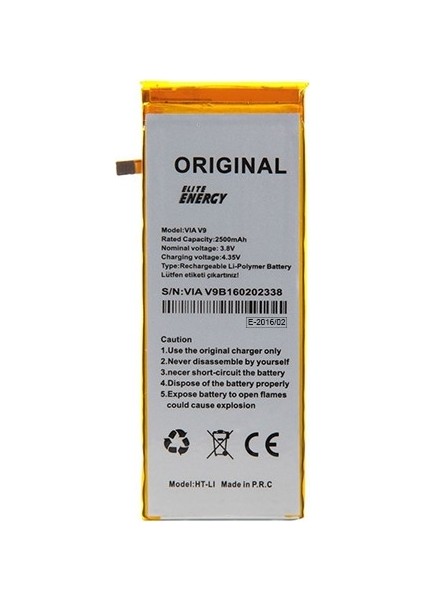 Casper VIA V9 Batarya 2500 mAh