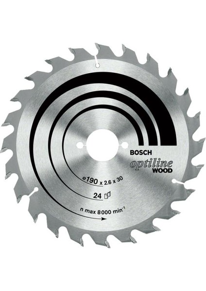 Optiline Daire Testere 254x30mm 40 Diş