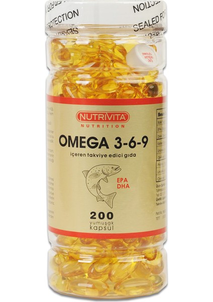 Nutrita Nutrition Omega 3 - 6 - 9