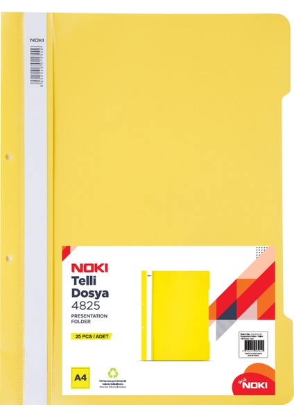 25'li Sarı Telli Dosya