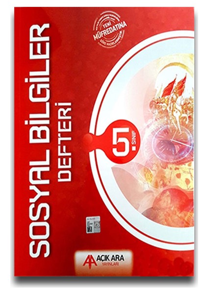 Açık Ara 5. Sınıf Sosyal Bilgiler Defteri