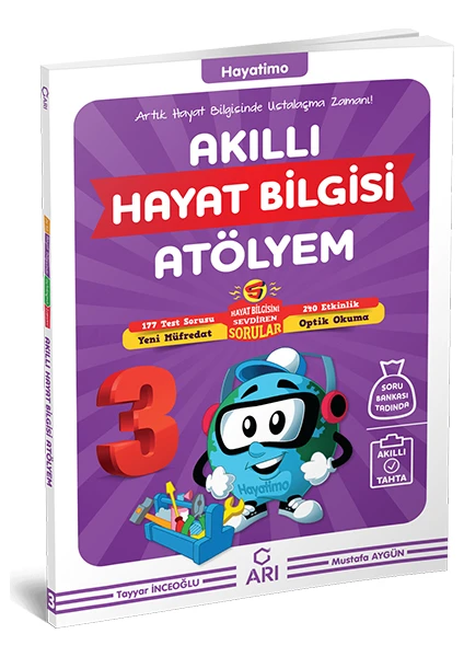 Arı Yayıncılık 3.Sınıf Hayatimo Akıllı Hayat Bilgisi Atölyem