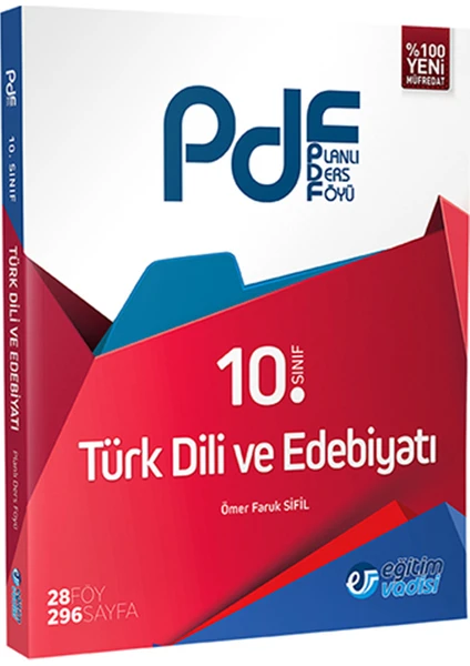 Eğitim Vadisi Yayınları 10.Sınıf Edebiyatı Planlı Ders Föyü ( PDF)