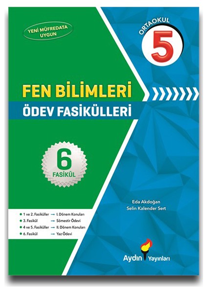 5. Sınıf Fen Bilimleri Ödev Fasikülleri 6 Fasikül