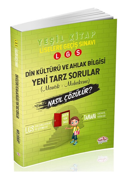 Editör Yayınları 8. Sınıf LGS Sınıf Mantık ve Muhakeme LGS Din Kültürü ve Ahlak Bilgisi Soruları Nasıl Çözülür