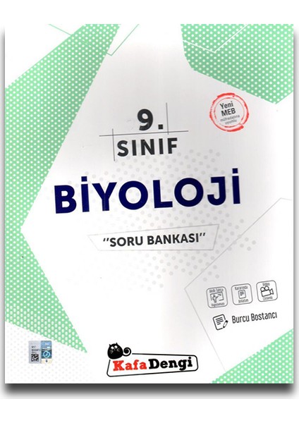 Kafa Dengi Yayınları 9.Sınıf Biyoloji Soru Bankası Video Çözümlü