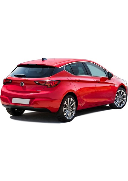 S-Dizayn Opel Astra K HB Krom Cam Çerçeve Seti 14 Prç 2015 Üzeri