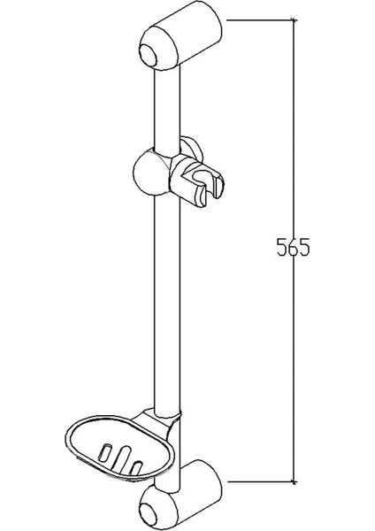Banyo Vera Vit Mono Sürgülü Duş Seti-Takımı 51010 V
