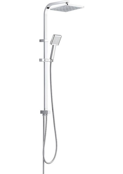 Hill Tetra Krom Kaplı Paslanmaz Tepe Duş Seti Takım 53120
