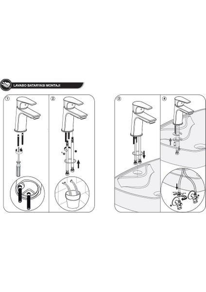 Eca Pınar Lavabo Bataryası 102108555 E.C.A.