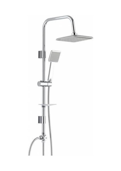 Tulip Banyo Bataryası 61091+Tema Rain Quadro Banyo Tepe Duş Takımı 53240 2'Li Set modelleri