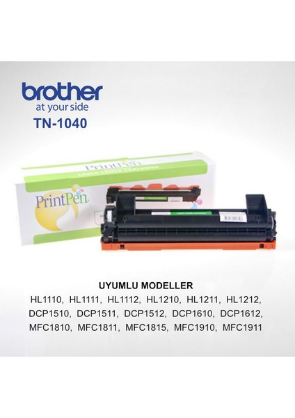 Brother HL 1111, TN 1040 Siyah Muadil Toner Kartuşu