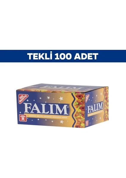 Tekli Karışık Meyve Sakız x 100 Adet