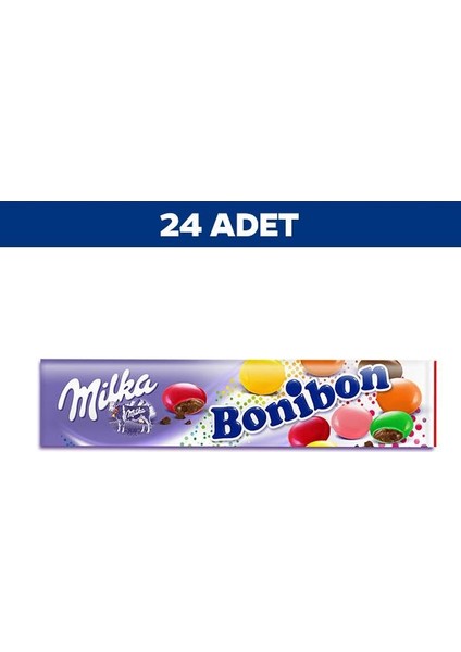 Bonibon Silindir Renkli Draje 24,3 gr x 24