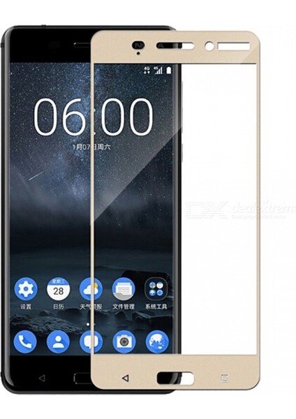 Nokia 6 Kavisli 3D Cam Ekran Koruyucu