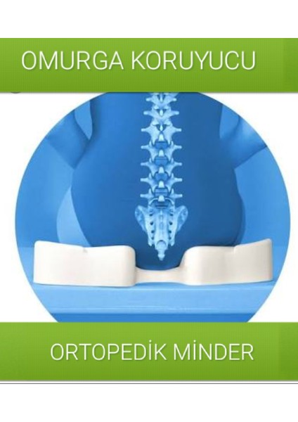 Visco Foam Coccyx Oturma Minderi