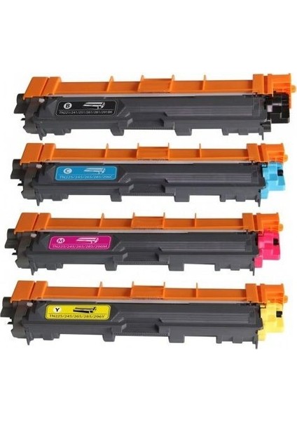 Brother MFC-9330CDW, MFC-9140CDN TN261 uyumlu 4 Renk Muadil Toner Kartuş