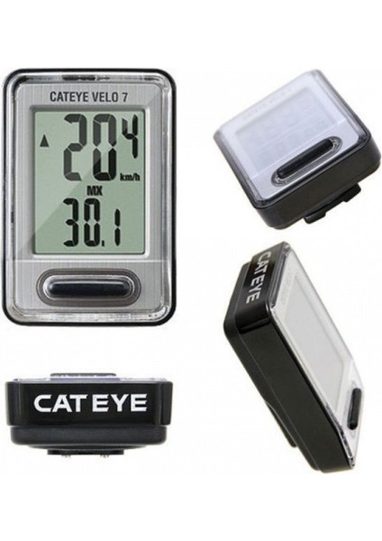 Velo 7 Km Saati Kablolu Siyah modelleri
