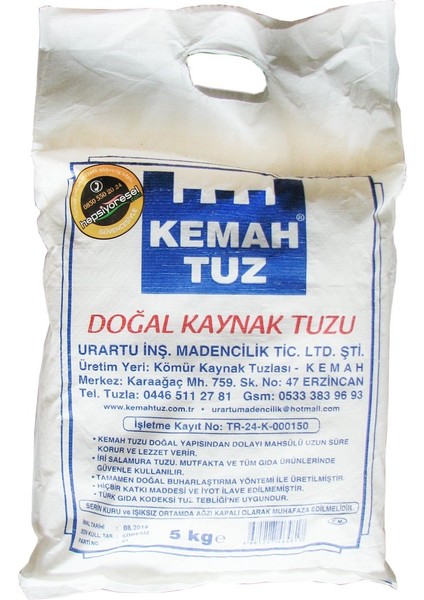 Kemah Tuzu (Erzincan) 5 kg