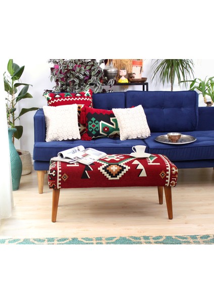 Lorence Home Vezir Kilim Bench Puf - Frigya