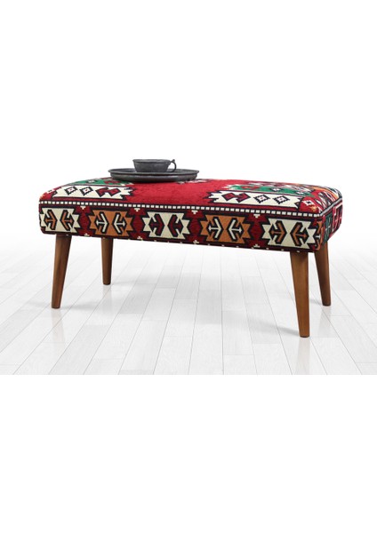 Lorence Home Vezir Kilim Bench Puf Hitit