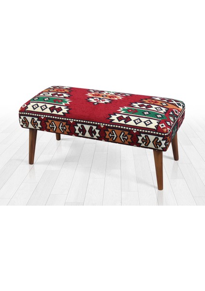 Lorence Home Vezir Kilim Bench Puf Hitit