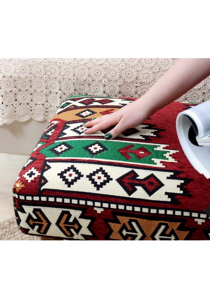 Lorence Home Vezir Kilim Bench Puf Hitit