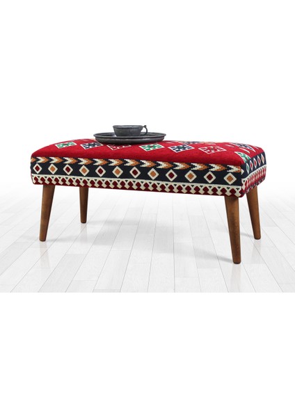 Lorence Home Vezir Kilim Bench Puf - Lidya