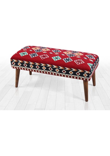 Lorence Home Vezir Kilim Bench Puf - Lidya