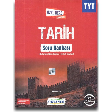 Okyanus Yayınları TYT Tarih Soru Bankası Özel Ders Konseptli ile ilgili görsel sonucu