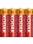 Çinko Karbon AA Kalem Pil 1050 mAh 1.5 V Tek Kullanımlık Cıva ve Kadmiyum İçermez 1
