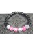 8 Mm Oniks Ve Pembe Damarlı Akik Kadın Bileklik Doğaltaş Pembe Bileklik Rdeblk001 2