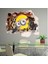 Çocuk Odası Duvar Dekoru Minions Minyonlar 3D Duvar Sticker 1