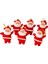 6 Adet Küçük Noel Baba Yılbaşı Çam Ağacı Süsü 3