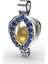Safir İnci Tanem Kolye Seti 9-10 Mm Sarı Güney Denizi 1