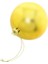 6lı Cici Top Yılbaşı Ağacı Süsü Gold 6 cm 3