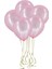 15li Metalik Balon Pembe 12inç 2