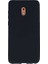 Nokia 3.1 Kılıfları Kılıf Premier Silikon Arka Koruma + Nano Glass Siyah 1