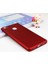 Huawei P9 Lite 2016 Kılıf Mat Silikon Kılıf Slim Fit Simple Case Kırmızı 2