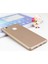 Huawei P9 Lite 2016 Kılıf Mat Silikon Kılıf Slim Fit Simple Case Altın 2