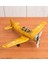 Metal Nostaljik Uçak Sarı 30 cm 2
