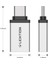 USB C To USB 3.0 Adapter Erkek Type-C Dişi USB Dönüştürücü (CB-TP-C3) 2