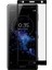 Sony Xperia XZ2 Tam Kaplayan Çerçeveli Tempered Ekran Koruyucu - Siyah 1